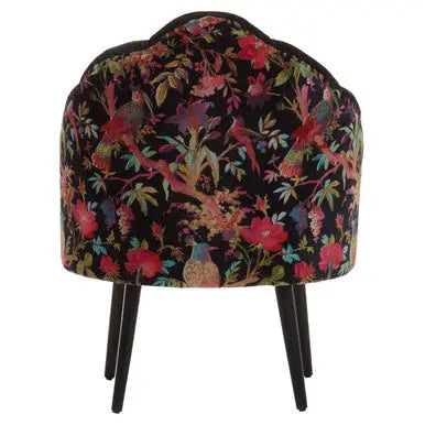 Peacock Design Scalloped Chair | Cefena