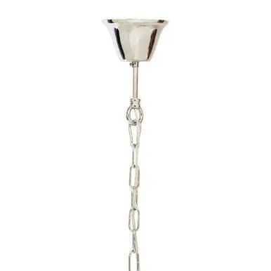 Pendant Light in Clear Acrylic and Chrome Finish | Karlo