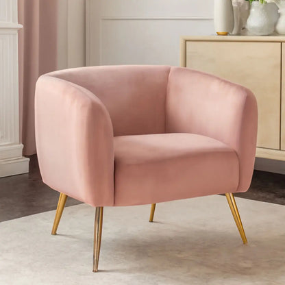Pink Velvet Armchair | Yasmeen