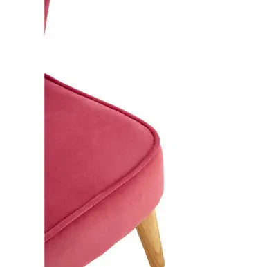 Pink Velvet Kids Chair | Mia