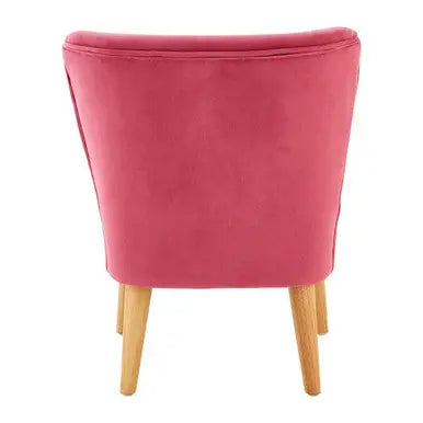 Pink Velvet Kids Chair | Mia