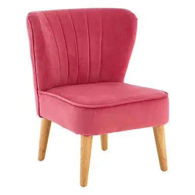 Pink Velvet Kids Chair | Mia
