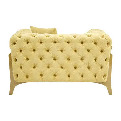 Pistachio Green Tufted Armchair | Esme