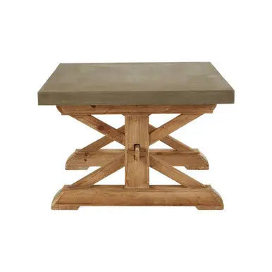 Pompeii Natural and Grey Finish Wooden Coffee Table