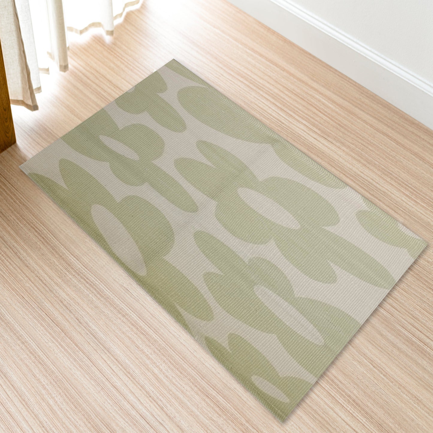 Printed Rug Jardin Design Modern Non-Slip Soft Durable Floor Rug for Living Room Bedroom Office by OLIVIA ROCCO