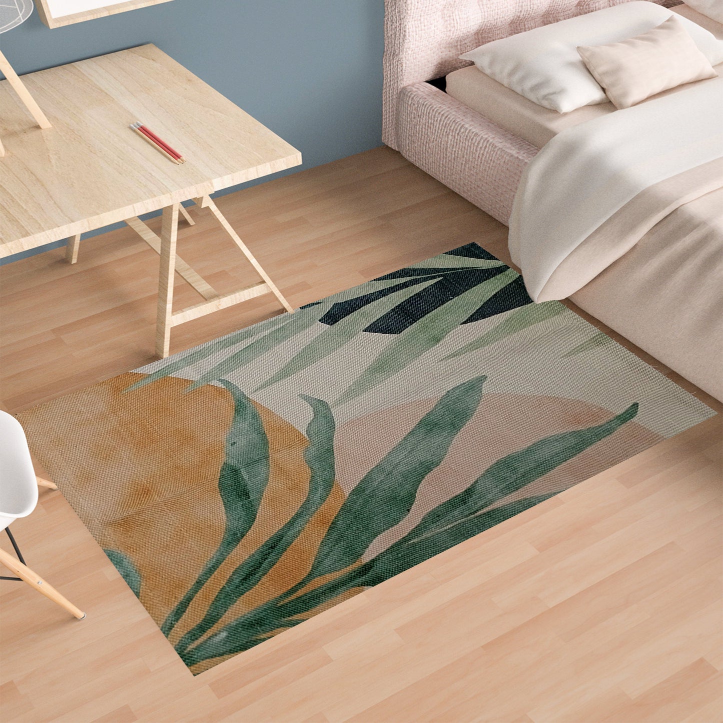 Printed Rug Sabine Design Modern Non-Slip Soft Durable Floor Rug for Living Room Bedroom Office by OLIVIA ROCCO