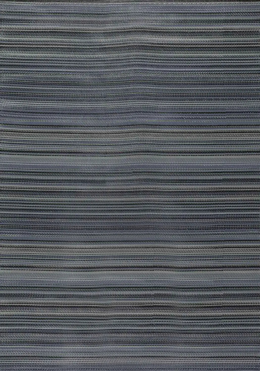 Rainbow Outdoor Rug Dark Grey | 1020