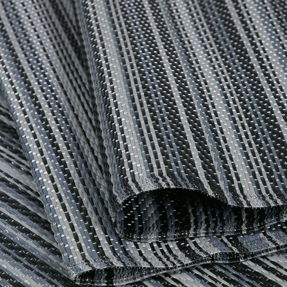 Rainbow Outdoor Rug Dark Grey | 1020