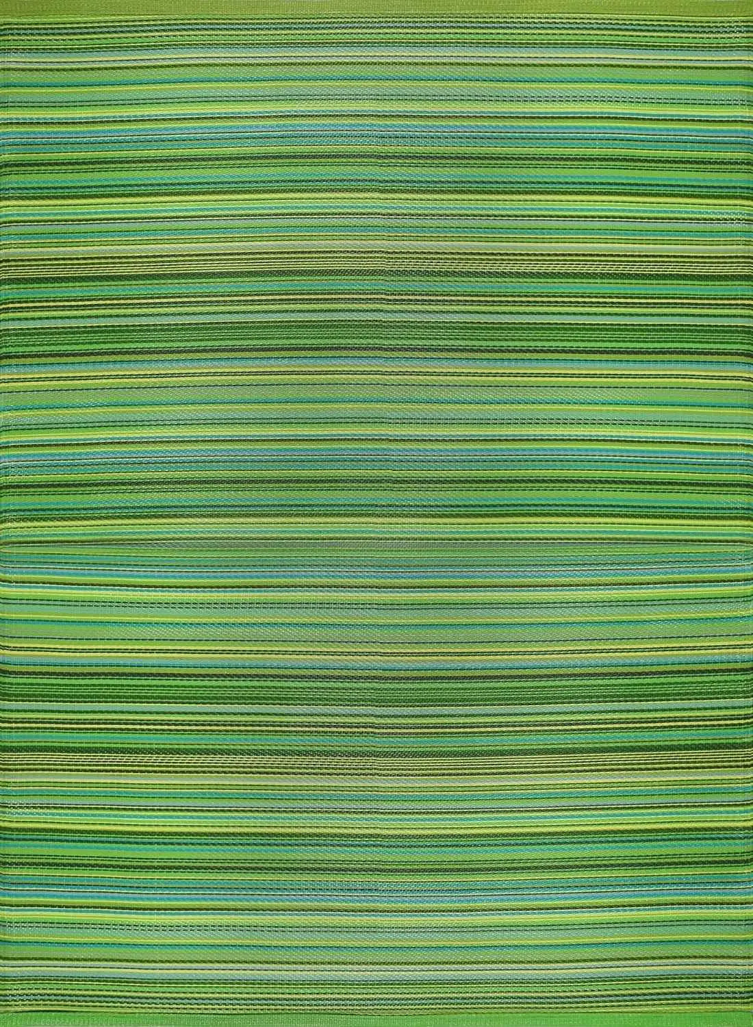 Rainbow Outdoor Rug Green | 1020
