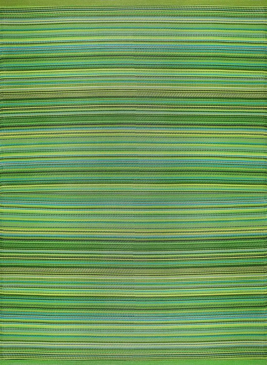 Rainbow Outdoor Rug Green | 1020
