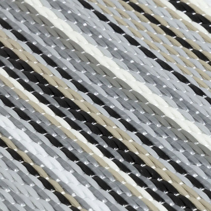 Rainbow Outdoor Rug Grey | 1020