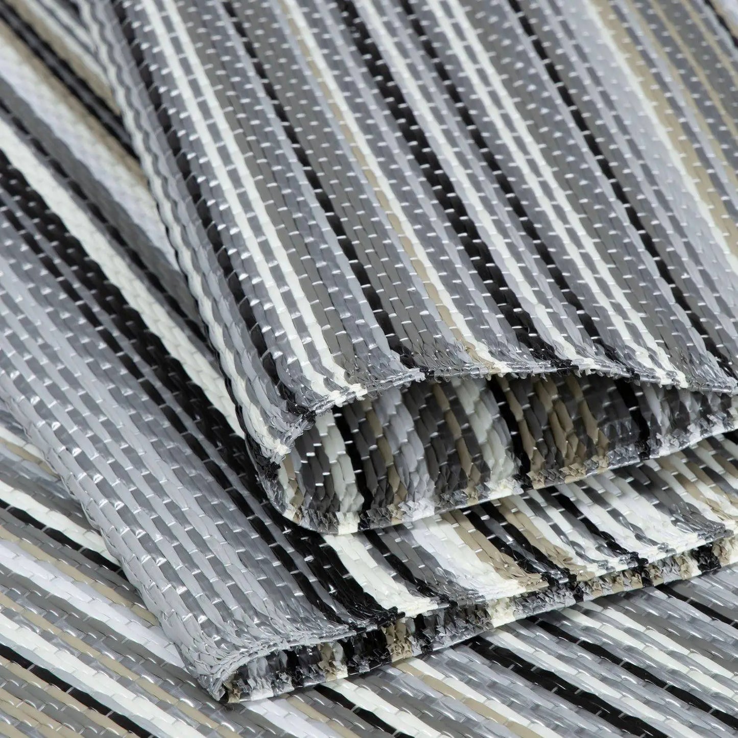 Rainbow Outdoor Rug Grey | 1020