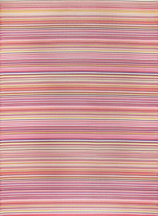 Rainbow Outdoor Rug Pink | 1020