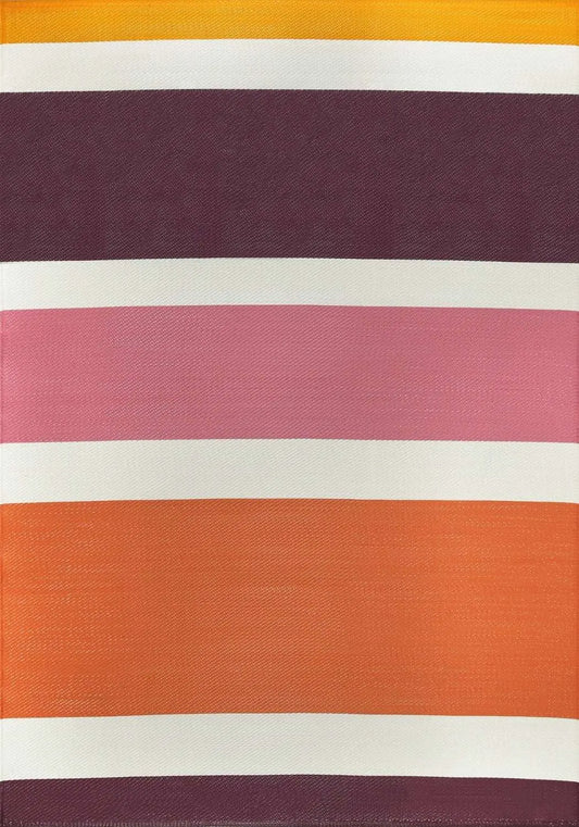 Rainbow Outdoor Rug Pink | 1030