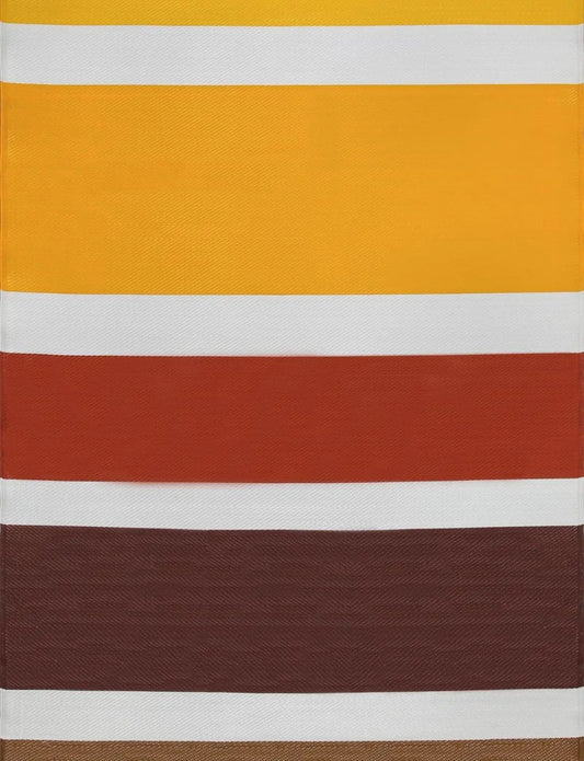 Rainbow Outdoor Rug Yellow | 1030