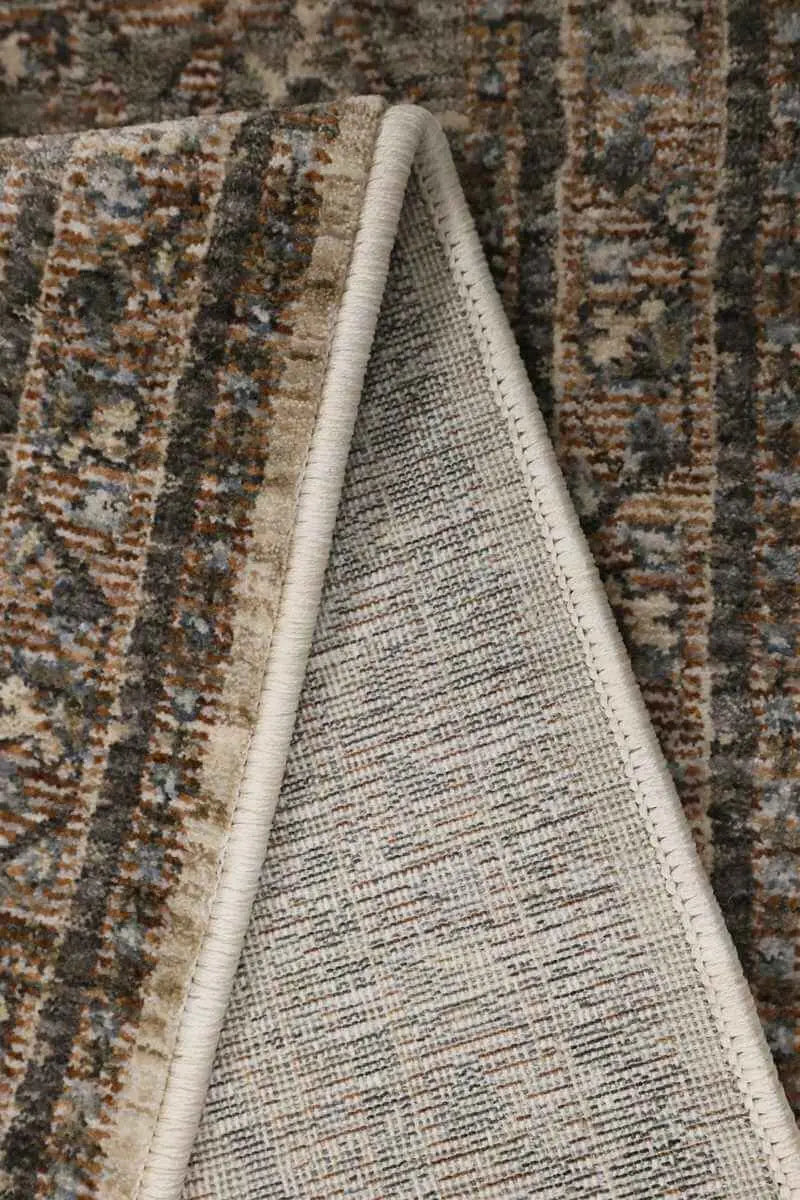 Raja Medallion Vintage Rug – Brown Heritage Elegance
