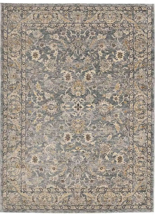 Raja Traditional Rug – Grey Vintage Elegance