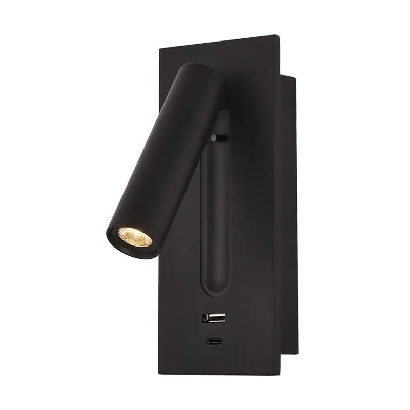 Reading Wall Light with USB Charger & Switch LED Bedside Lamp