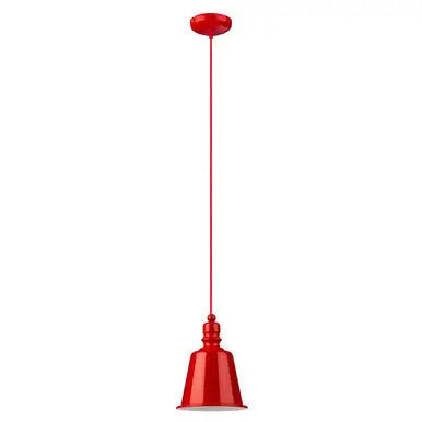 Red Pagoda Pendant Light