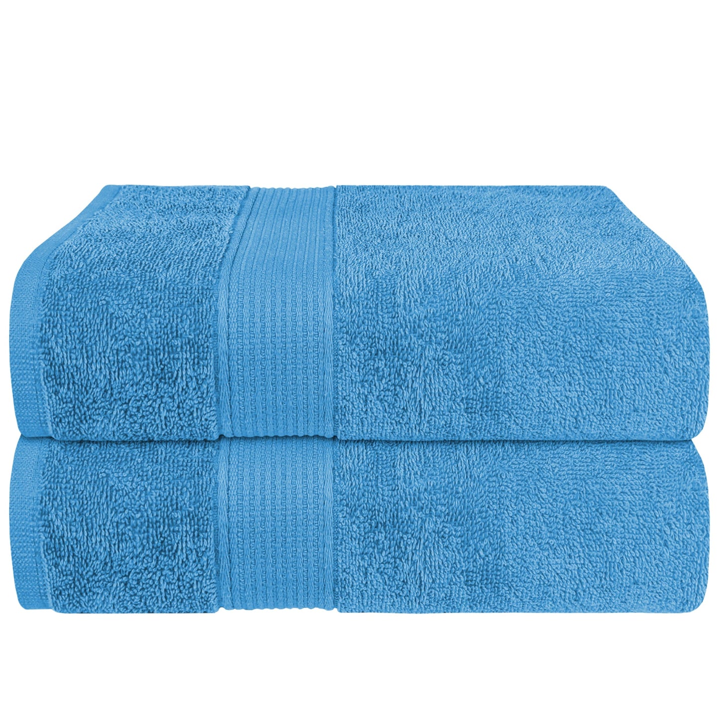 Rhodes Towel Aqua 100% Cotton Hotel Quality Soft Super Absorbent Hand Bath Towels Sheets & Face Cloths by OLIVIA ROCCO