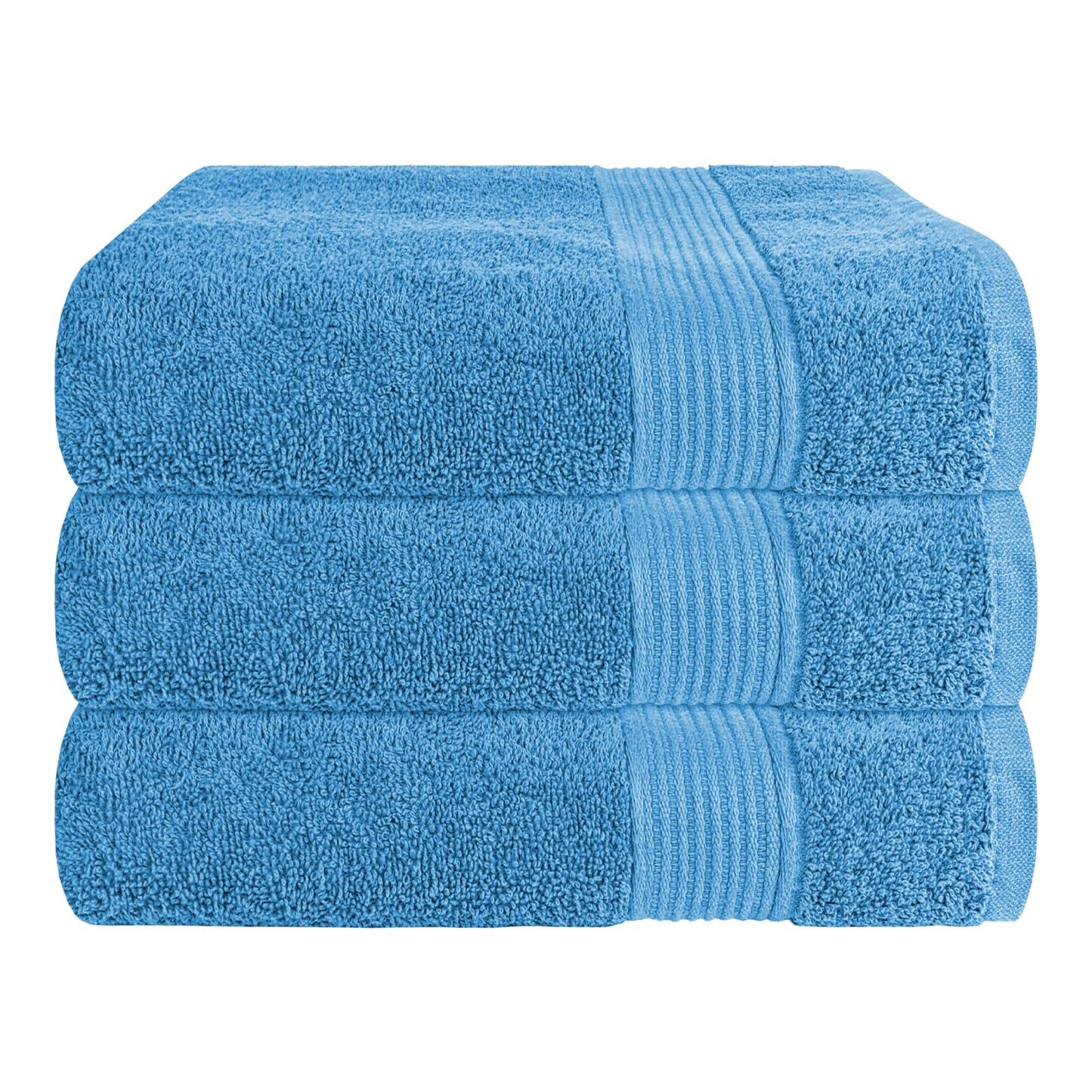 Rhodes Towel Aqua 100% Cotton Hotel Quality Soft Super Absorbent Hand Bath Towels Sheets & Face Cloths by OLIVIA ROCCO
