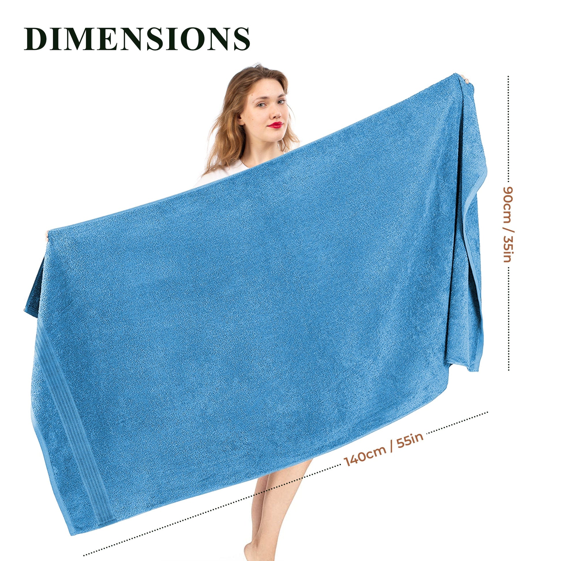 Rhodes Towel Aqua 100% Cotton Hotel Quality Soft Super Absorbent Hand Bath Towels Sheets & Face Cloths by OLIVIA ROCCO