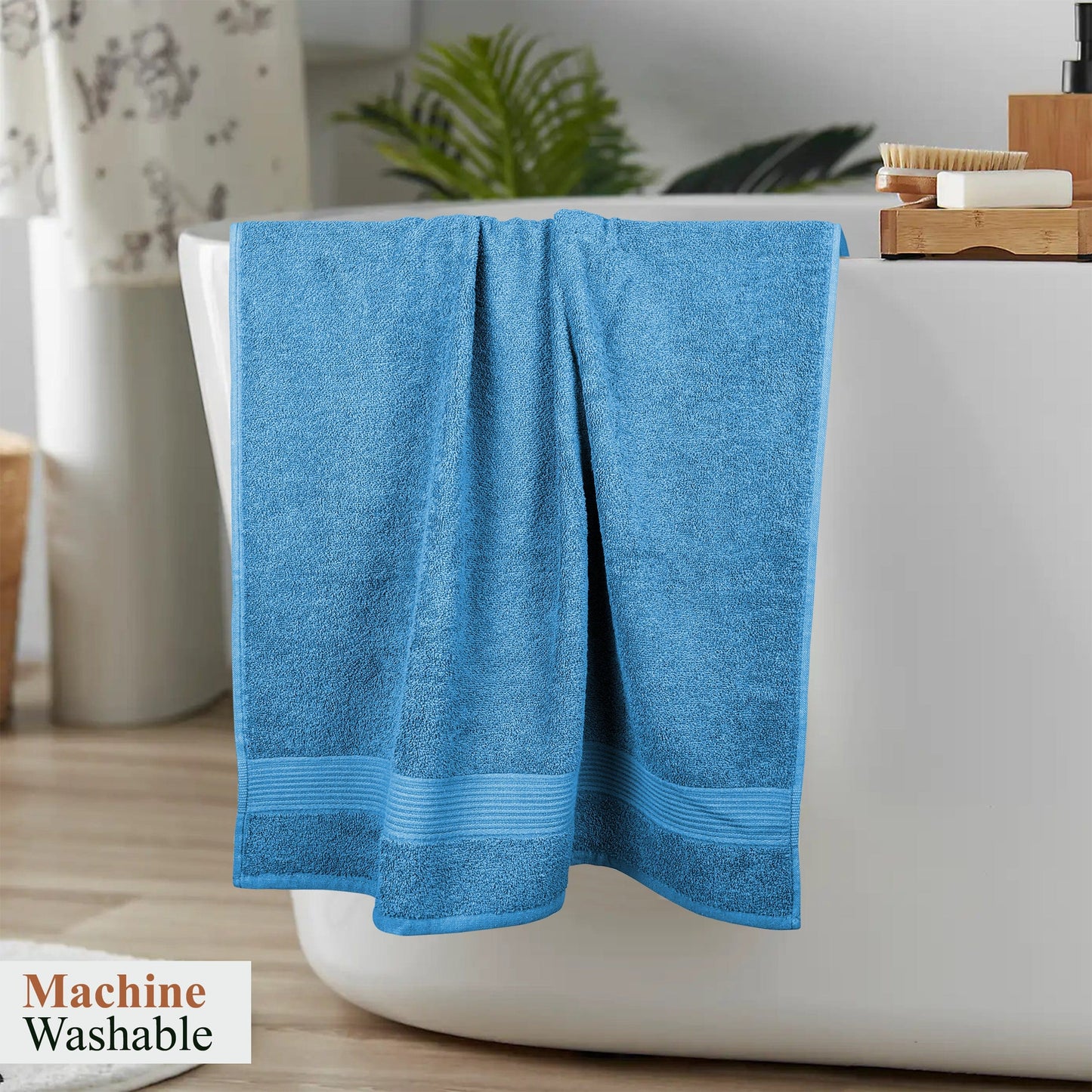 Rhodes Towel Aqua 100% Cotton Hotel Quality Soft Super Absorbent Hand Bath Towels Sheets & Face Cloths by OLIVIA ROCCO