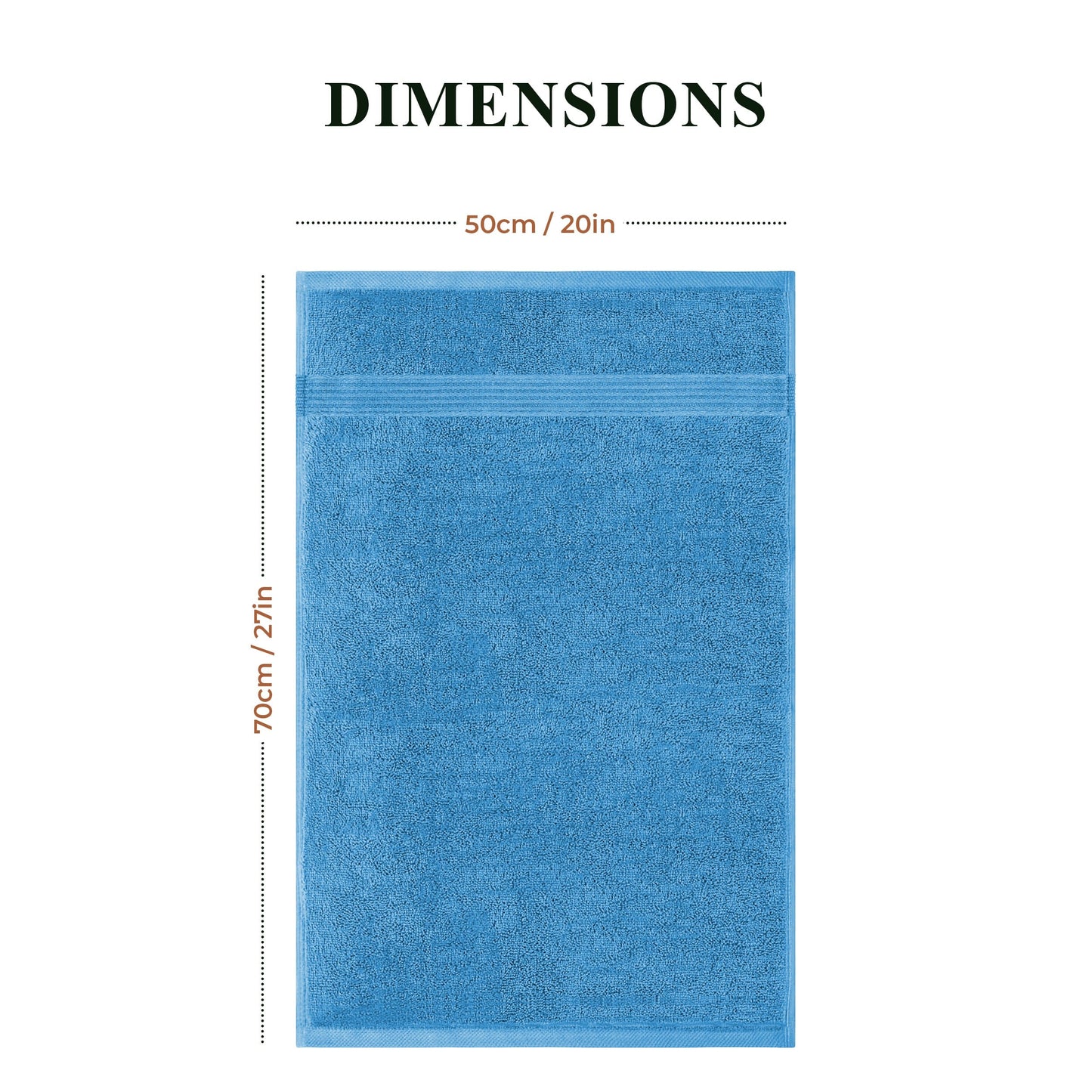 Rhodes Towel Aqua 100% Cotton Hotel Quality Soft Super Absorbent Hand Bath Towels Sheets & Face Cloths by OLIVIA ROCCO