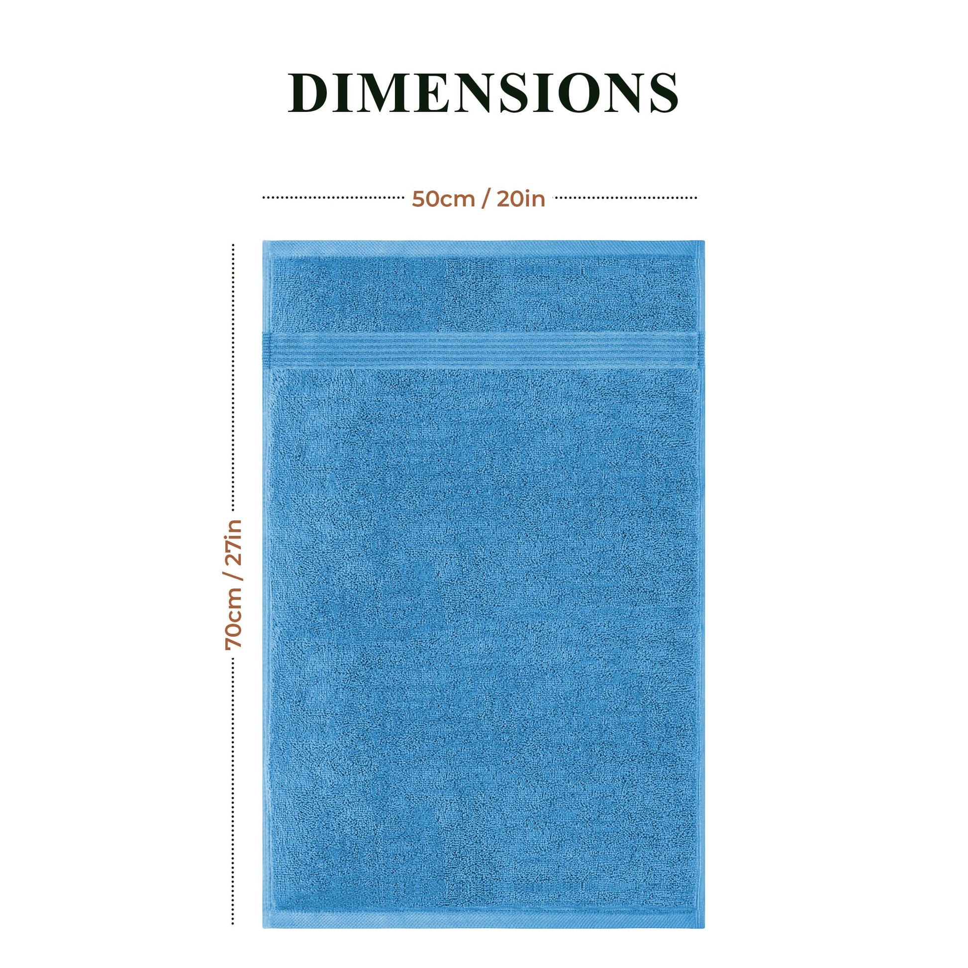 Rhodes Towel Aqua 100% Cotton Hotel Quality Soft Super Absorbent Hand Bath Towels Sheets & Face Cloths by OLIVIA ROCCO