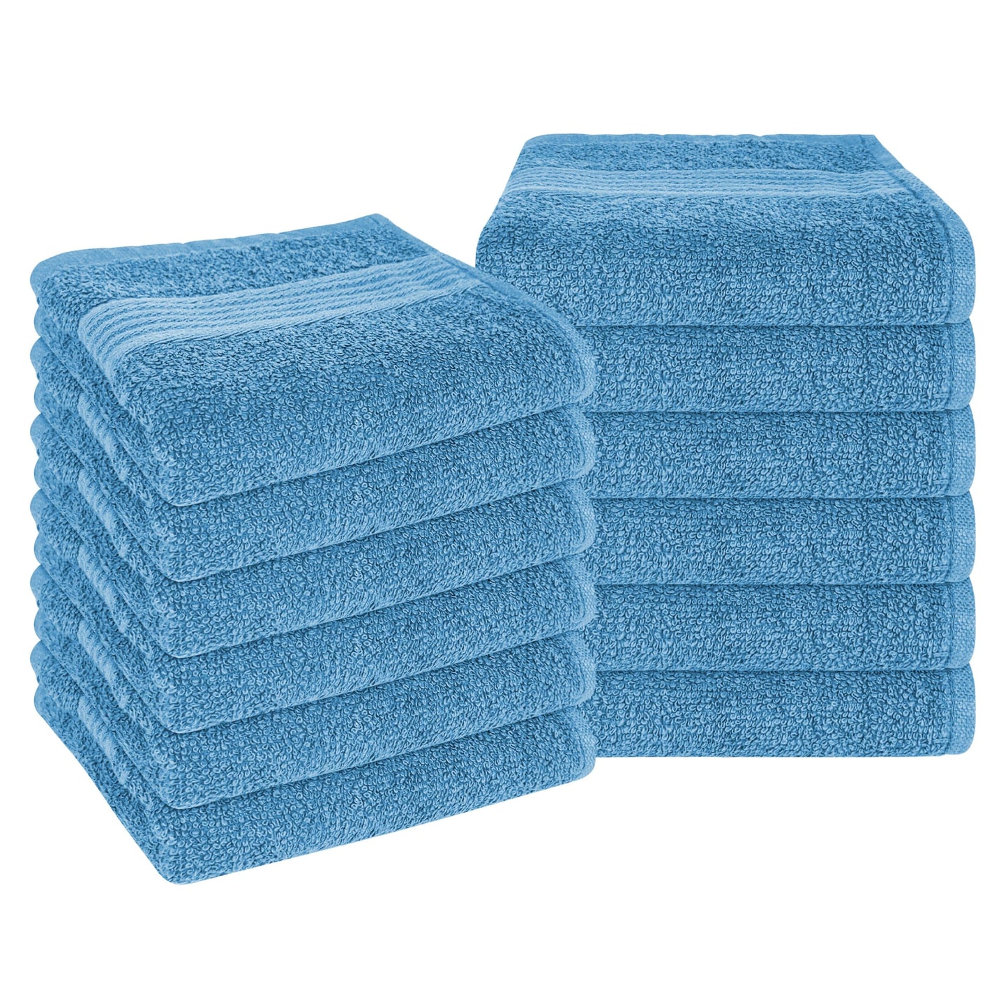 Rhodes Towel Aqua 100% Cotton Hotel Quality Soft Super Absorbent Hand Bath Towels Sheets & Face Cloths by OLIVIA ROCCO