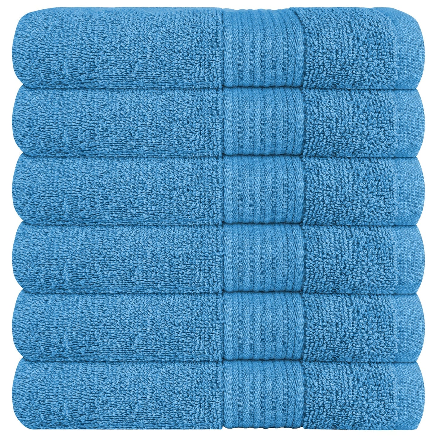 Rhodes Towel Aqua 100% Cotton Hotel Quality Soft Super Absorbent Hand Bath Towels Sheets & Face Cloths by OLIVIA ROCCO