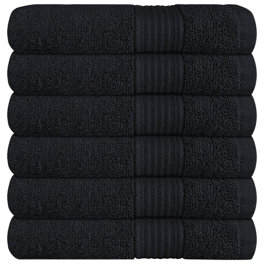 Rhodes Towel Black 100% Cotton Hotel Quality Soft Super Absorbent Hand Bath Towels Sheets & Face Cloths by OLIVIA ROCCO