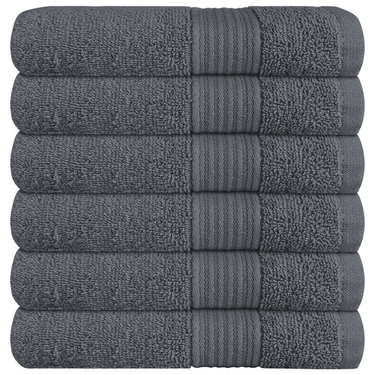 Rhodes Towel Grey 100% Cotton Hotel Quality Soft Super Absorbent Hand Bath Towels Sheets & Face Cloths by OLIVIA ROCCO