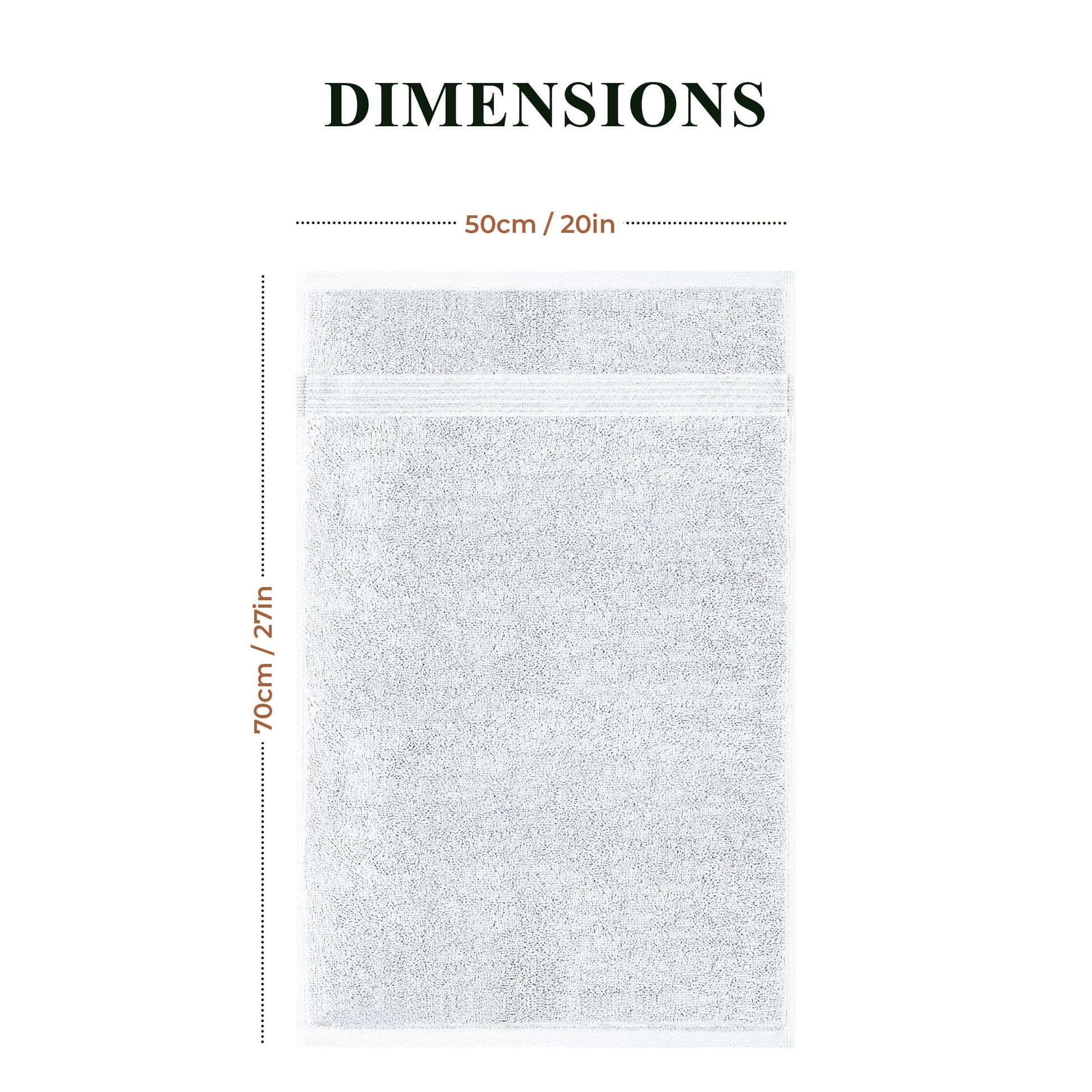 Rhodes Towel White 100% Cotton Hotel Quality Soft Super Absorbent Hand Bath Towels Sheets & Face Cloths by OLIVIA ROCCO