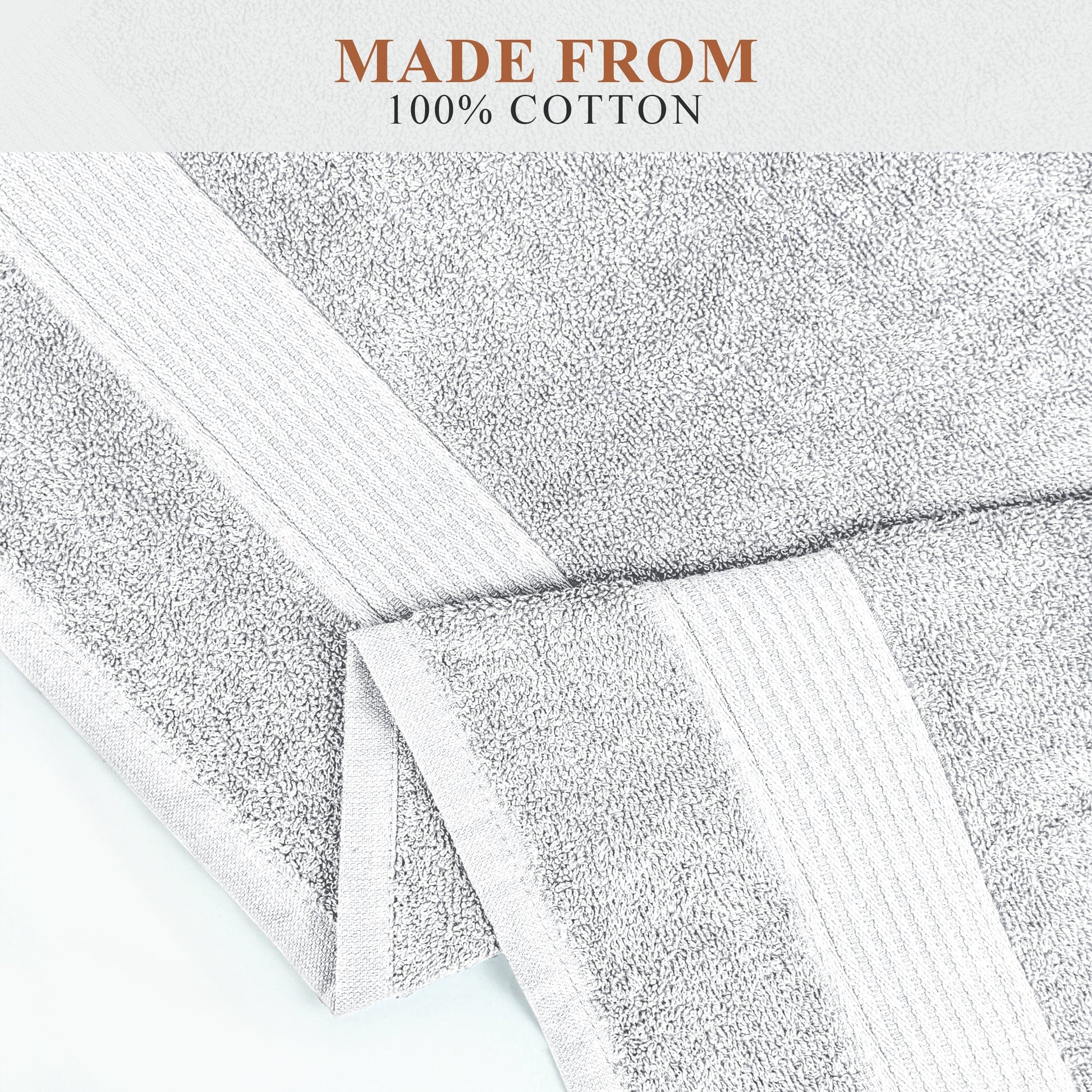 Rhodes Towel White 100% Cotton Hotel Quality Soft Super Absorbent Hand Bath Towels Sheets & Face Cloths by OLIVIA ROCCO