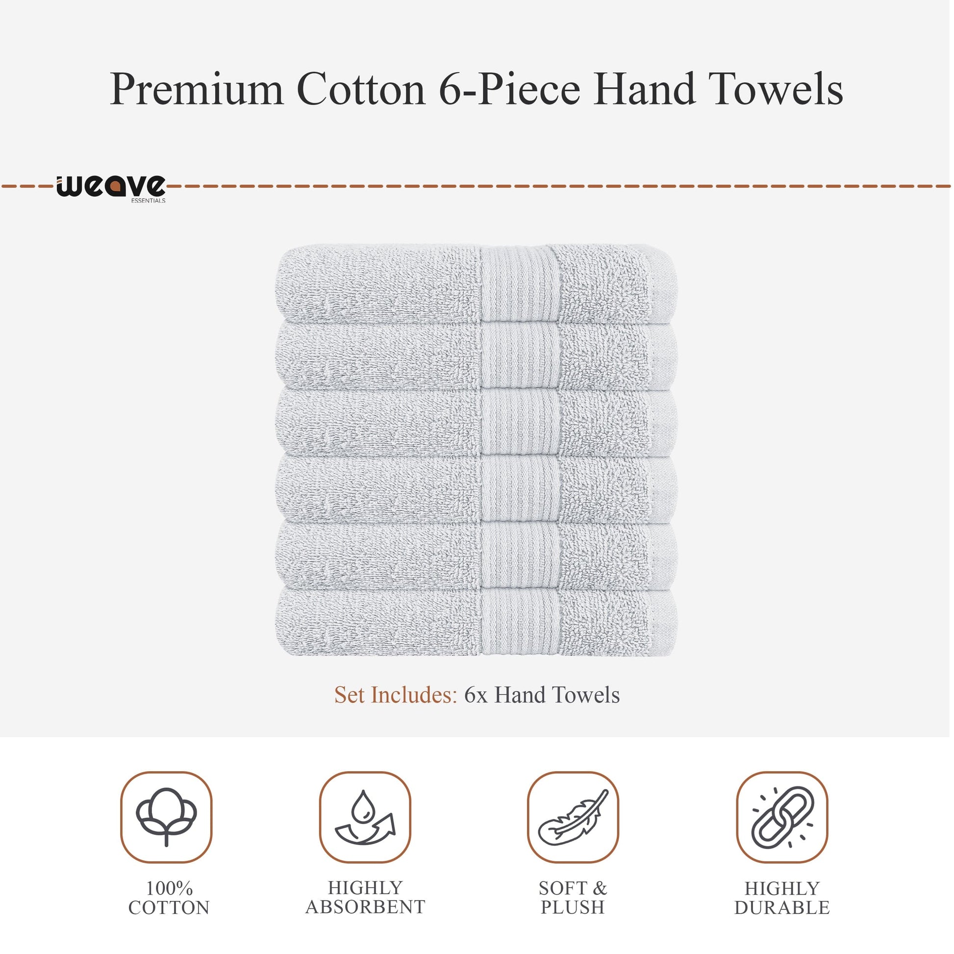Rhodes Towel White 100% Cotton Hotel Quality Soft Super Absorbent Hand Bath Towels Sheets & Face Cloths by OLIVIA ROCCO