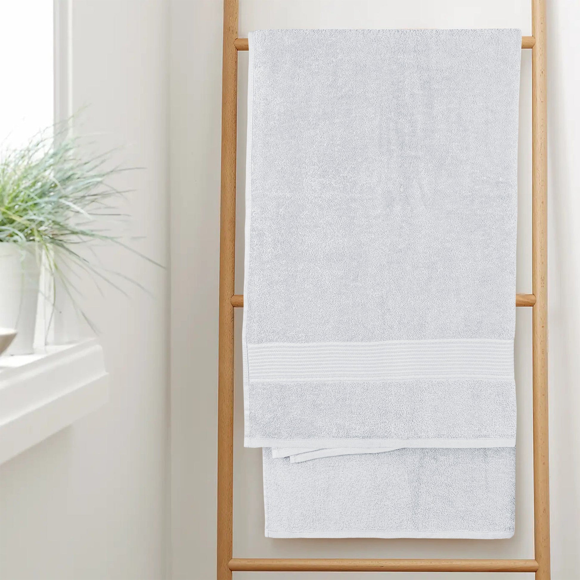 Rhodes Towel White 100% Cotton Hotel Quality Soft Super Absorbent Hand Bath Towels Sheets & Face Cloths by OLIVIA ROCCO