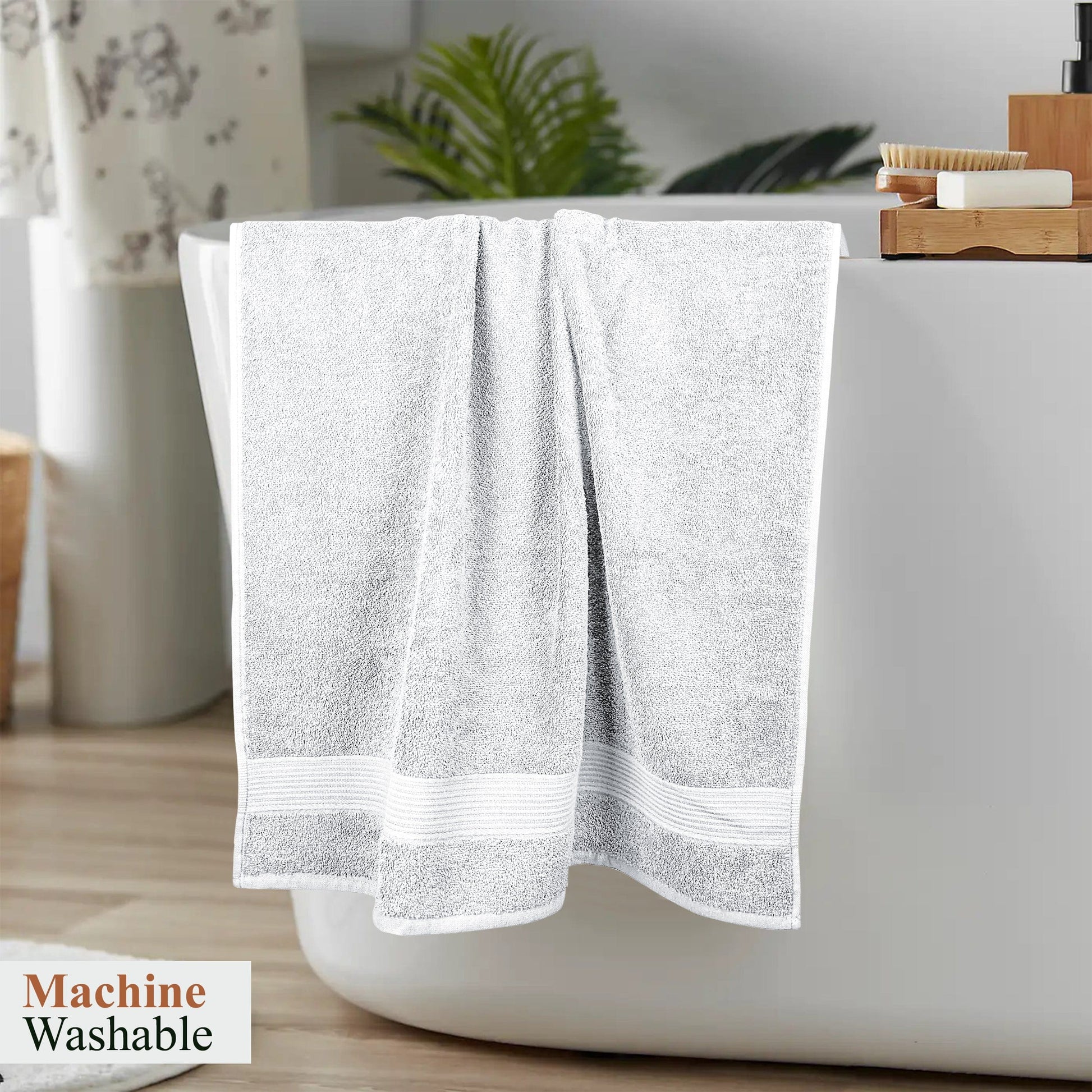 Rhodes Towel White 100% Cotton Hotel Quality Soft Super Absorbent Hand Bath Towels Sheets & Face Cloths by OLIVIA ROCCO