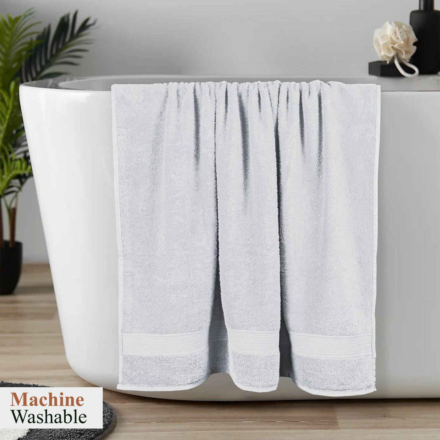 Rhodes Towel White 100% Cotton Hotel Quality Soft Super Absorbent Hand Bath Towels Sheets & Face Cloths by OLIVIA ROCCO