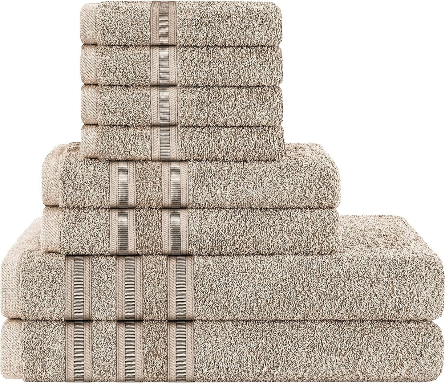 Ritz Viscose Stripe Super Soft Cotton Luxury Absorbent Towels Jumbo Bath Sheet Packs & Towel Bale Sets Available