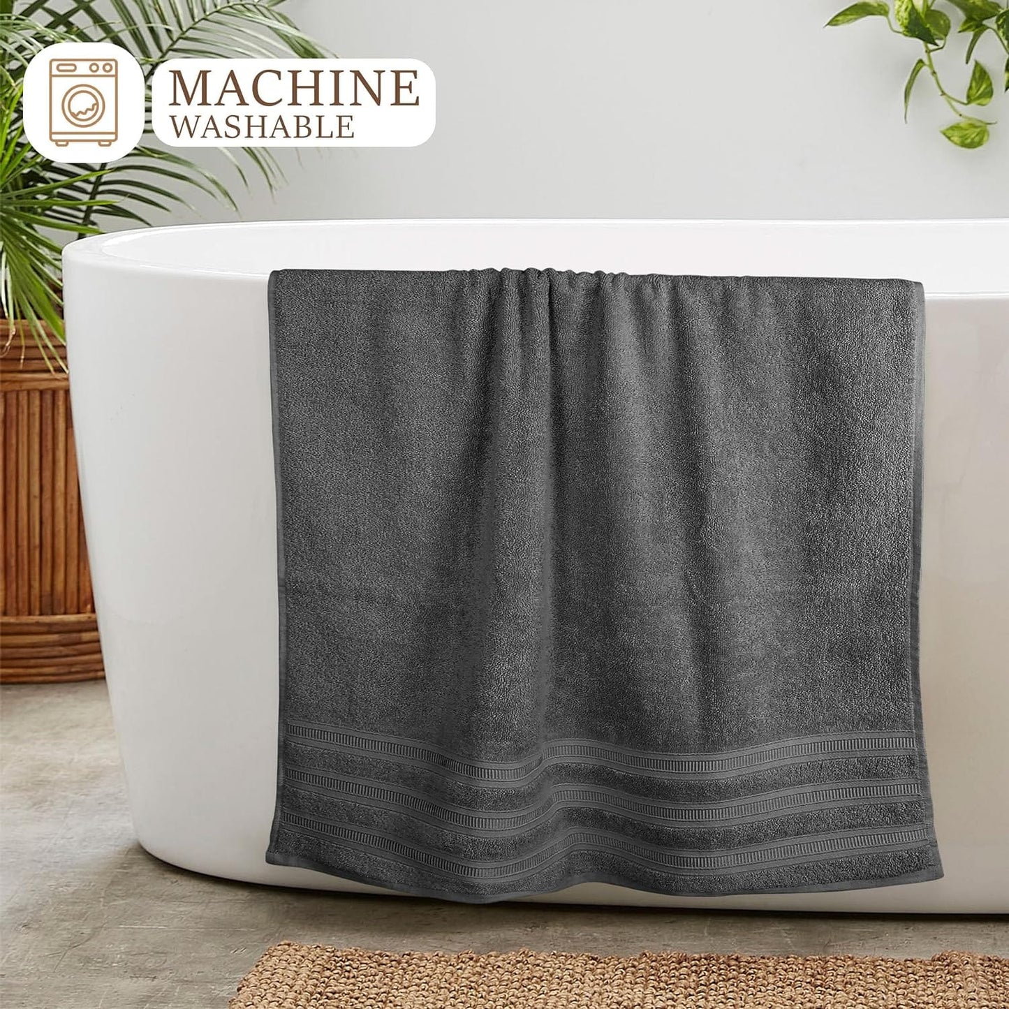 Ritz Viscose Stripe Super Soft Cotton Luxury Absorbent Towels Jumbo Bath Sheet Packs & Towel Bale Sets Available