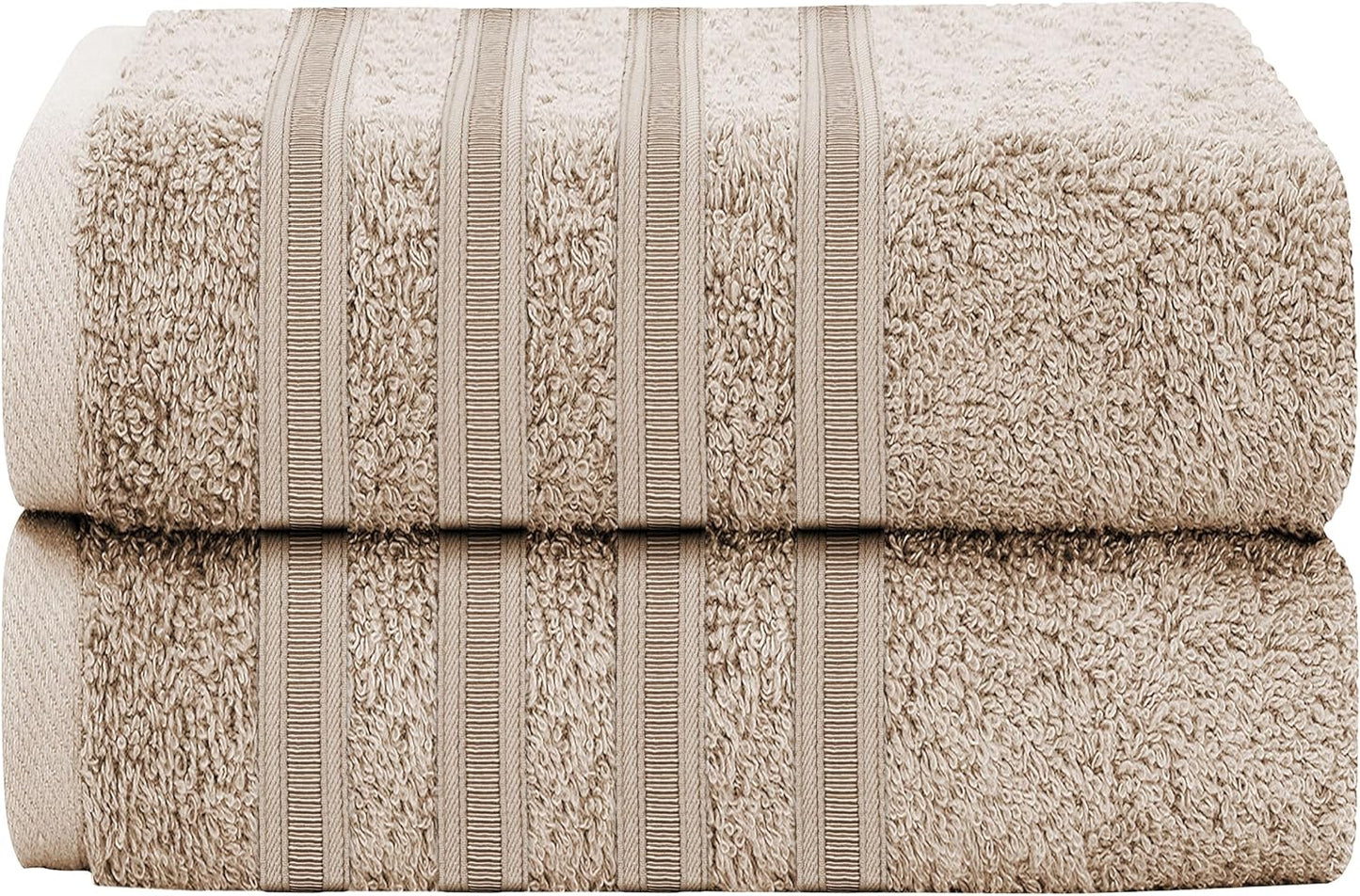 Ritz Viscose Stripe Super Soft Cotton Luxury Absorbent Towels Jumbo Bath Sheet Packs & Towel Bale Sets Available