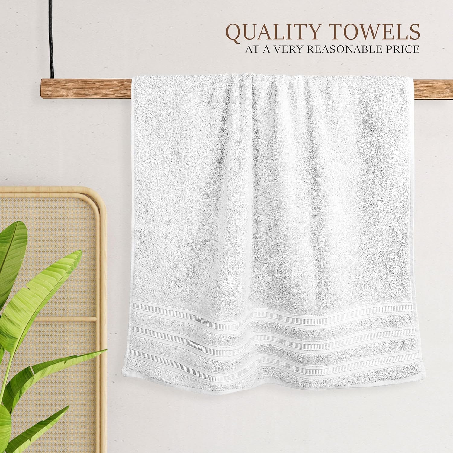 Ritz Viscose Stripe Super Soft Cotton Luxury Absorbent Towels Jumbo Bath Sheet Packs & Towel Bale Sets Available