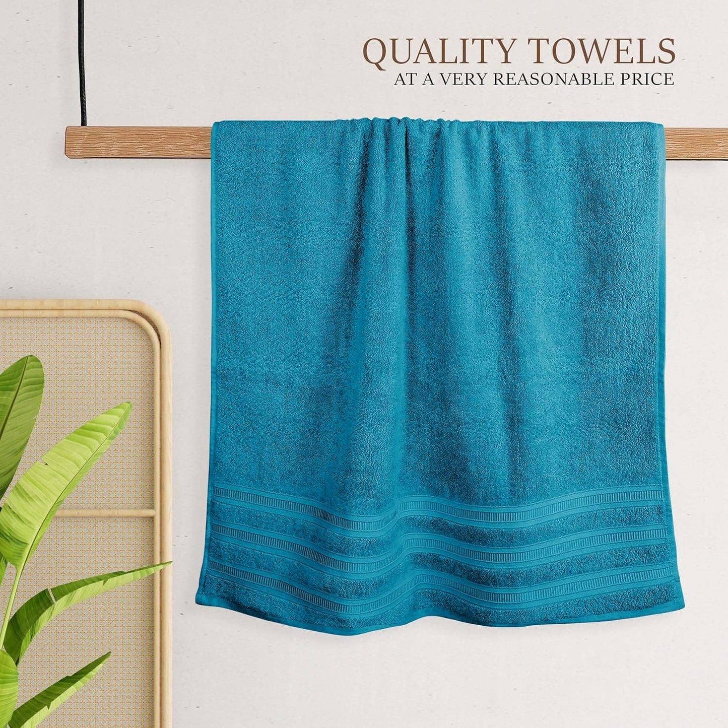 Ritz Viscose Stripe Super Soft Cotton Luxury Absorbent Towels Jumbo Bath Sheet Packs & Towel Bale Sets Available