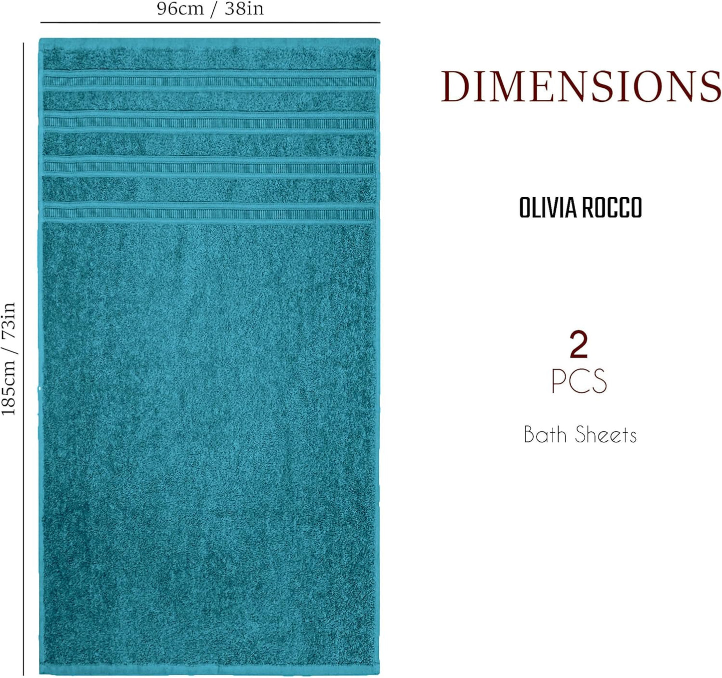 Ritz Viscose Stripe Super Soft Cotton Luxury Absorbent Towels Jumbo Bath Sheet Packs & Towel Bale Sets Available