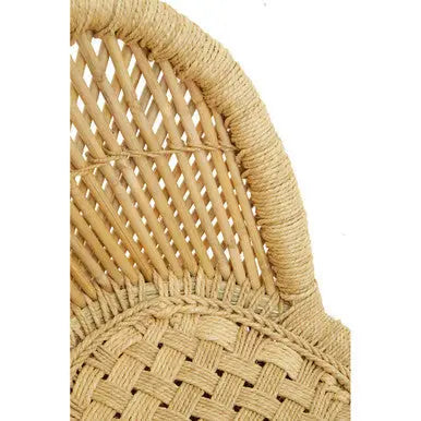 Rowan Natural Bamboo Childrens Chair and Stool Set