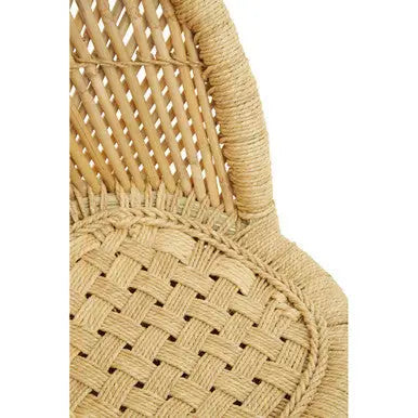 Rowan Natural Bamboo Childrens Chair and Stool Set