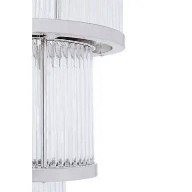 Salasco 3 Tier Nickel Finish Chandelier