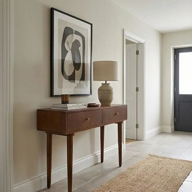 Scandinavian Walnut Oslo Console, Dressing Table, and Desk