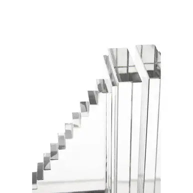 Set of 2 Crystal Bookends | Carrie